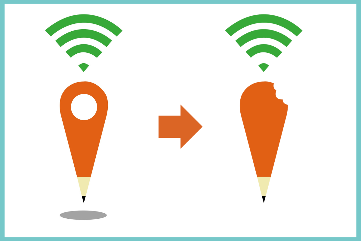 Come si trasforma il mio logo. La penna carota di una copywriter